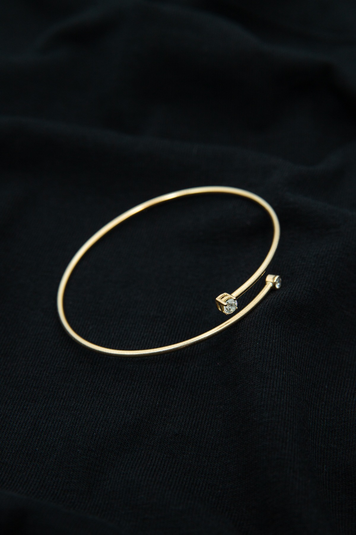 Argentum Collection Flexibler Armreif 750 Gold mit Brillanten