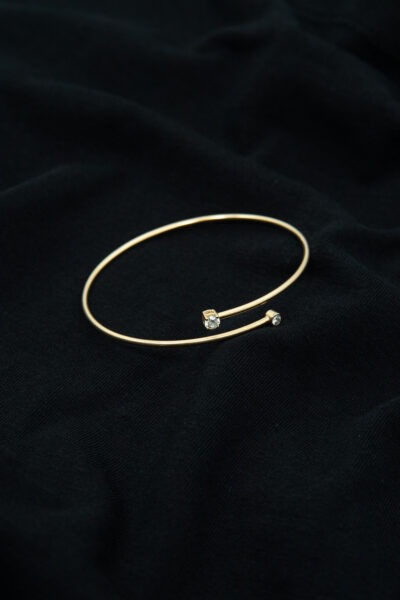 Argentum Collection Flexibler Armreif 750 Gold mit Brillanten