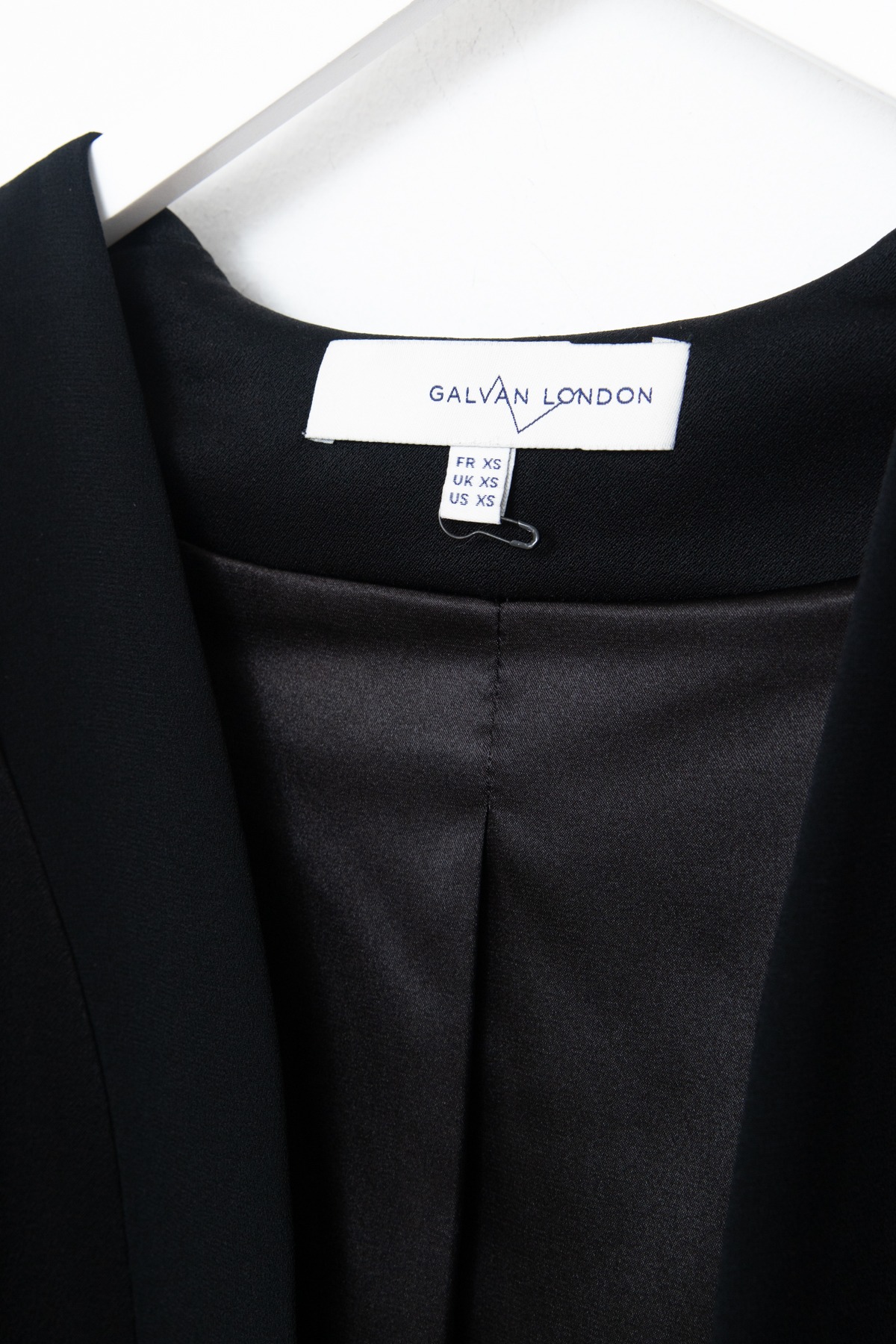 Galvan London Jacke mit Fransen in Schwarz