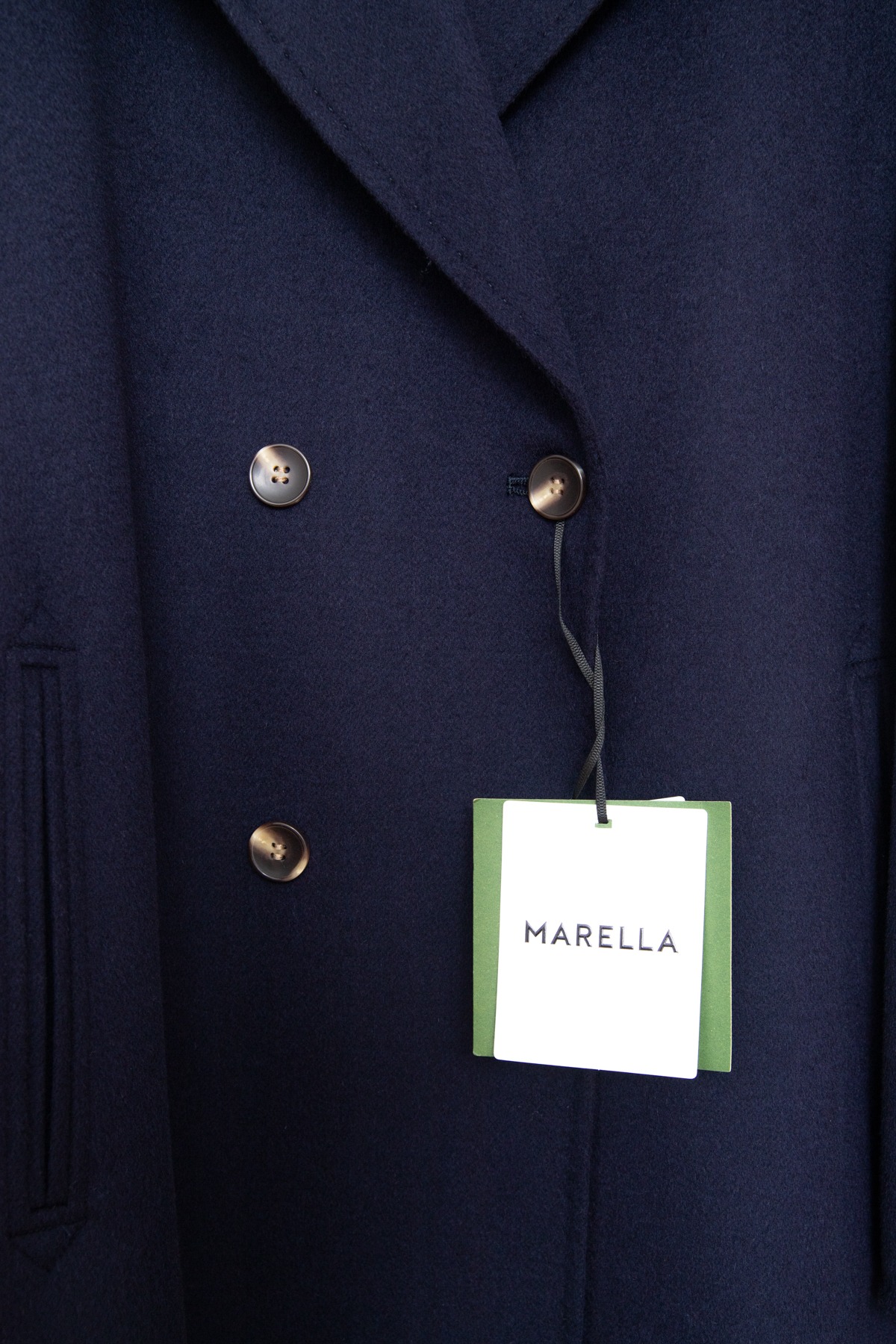 Marella Wollmantel in Dunkelblau