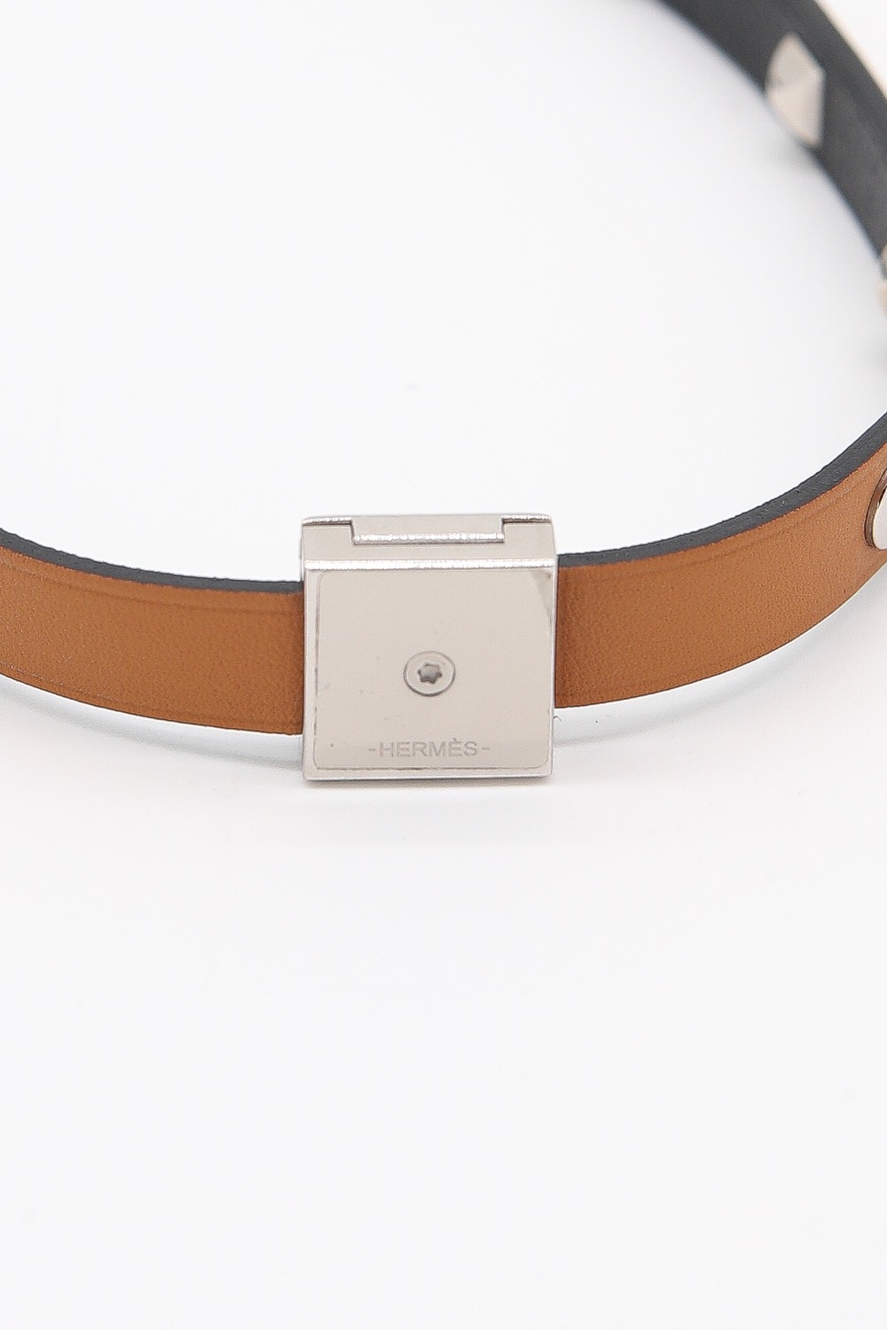 Hermès "Medor Infini Cloute Double Tour" Armband in Schwarz