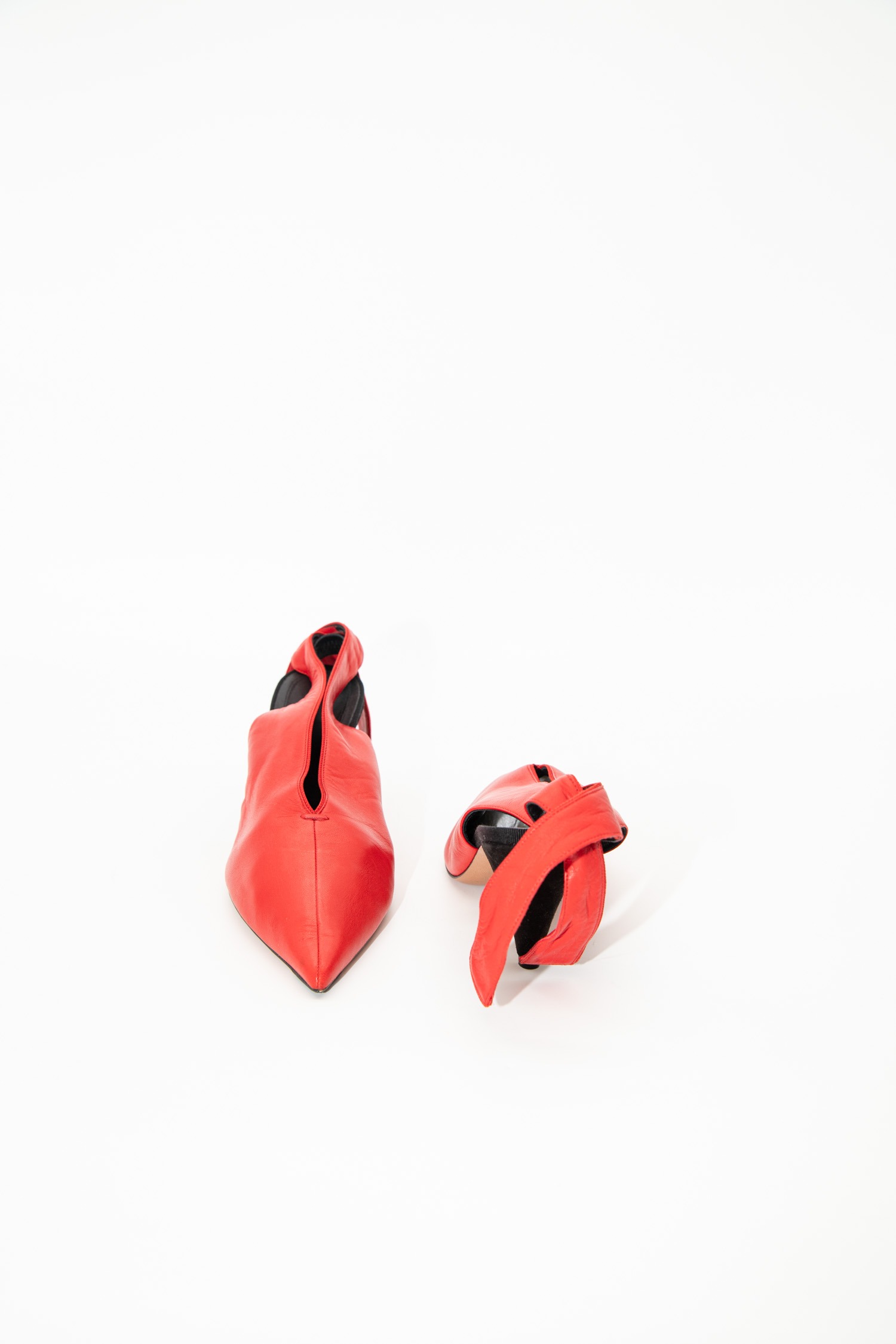 Celine Spitze Schuhe mit Absatz in Rot
