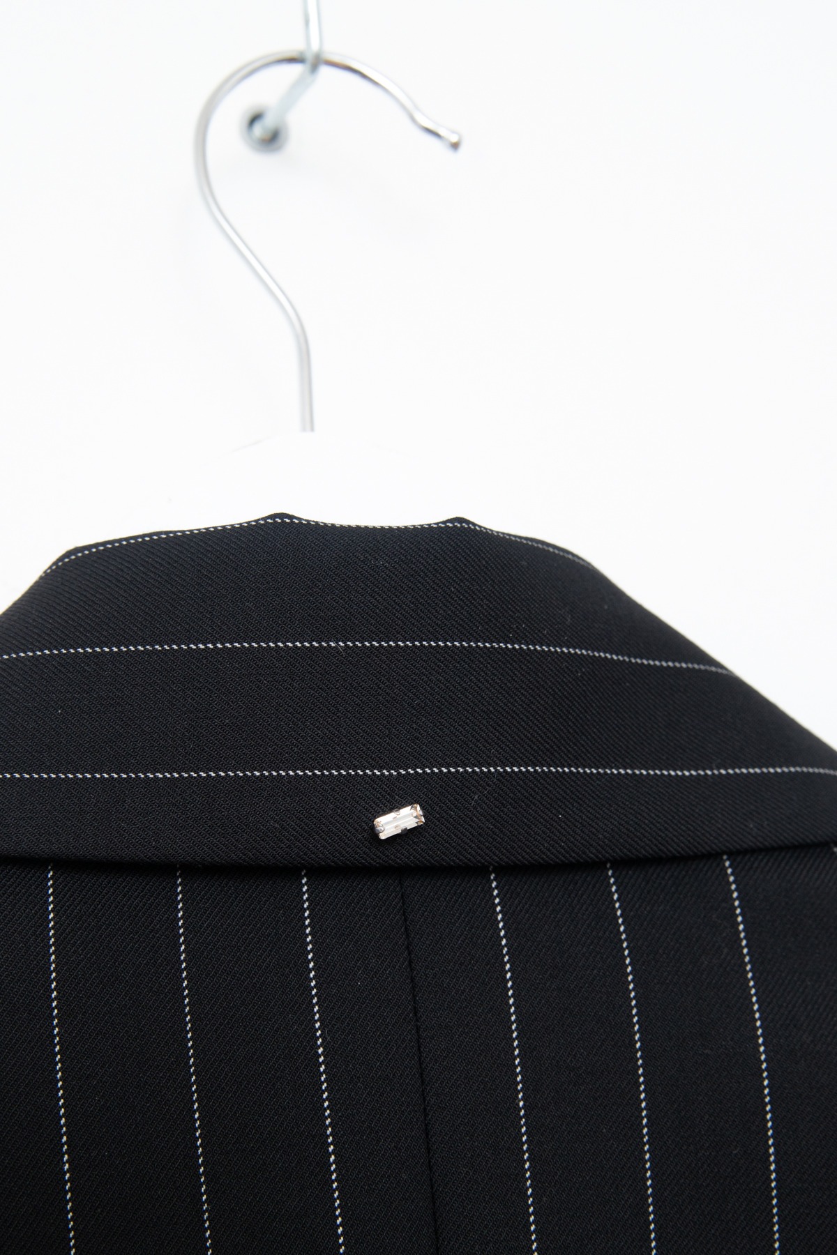 Sportmax "Rive" Blazer mit Nadelstreifen in Dunkelblau