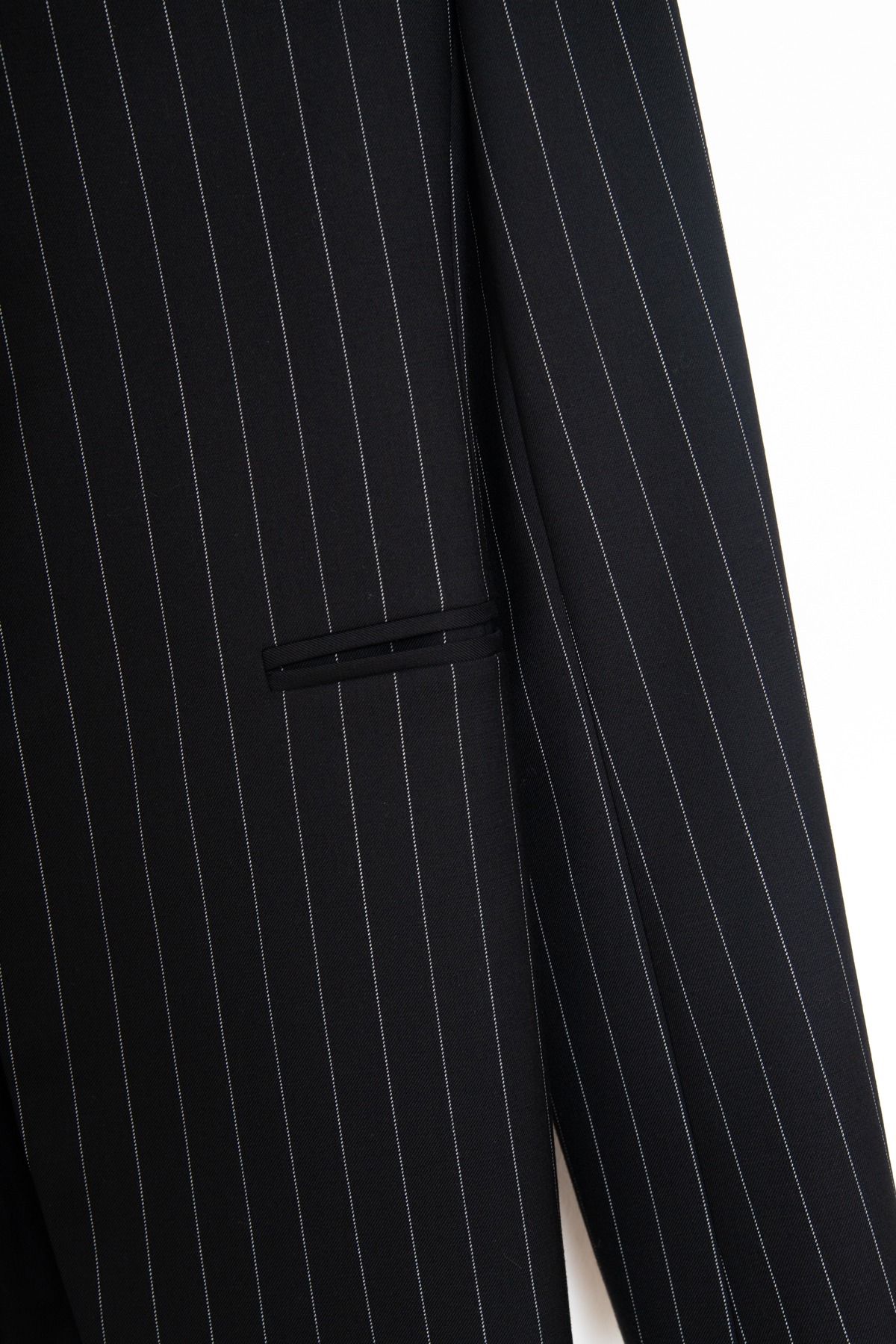 Sportmax "Rive" Blazer mit Nadelstreifen in Dunkelblau
