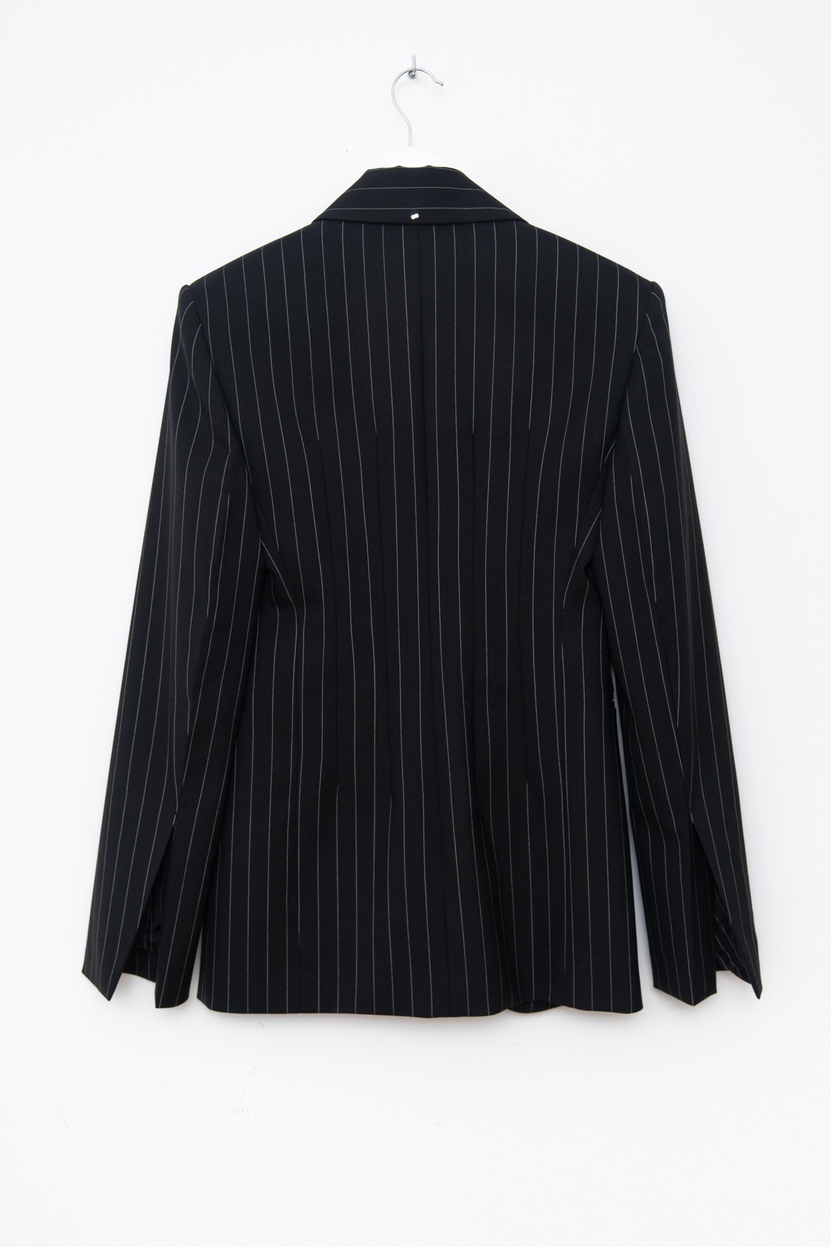 Sportmax "Rive" Blazer mit Nadelstreifen in Dunkelblau