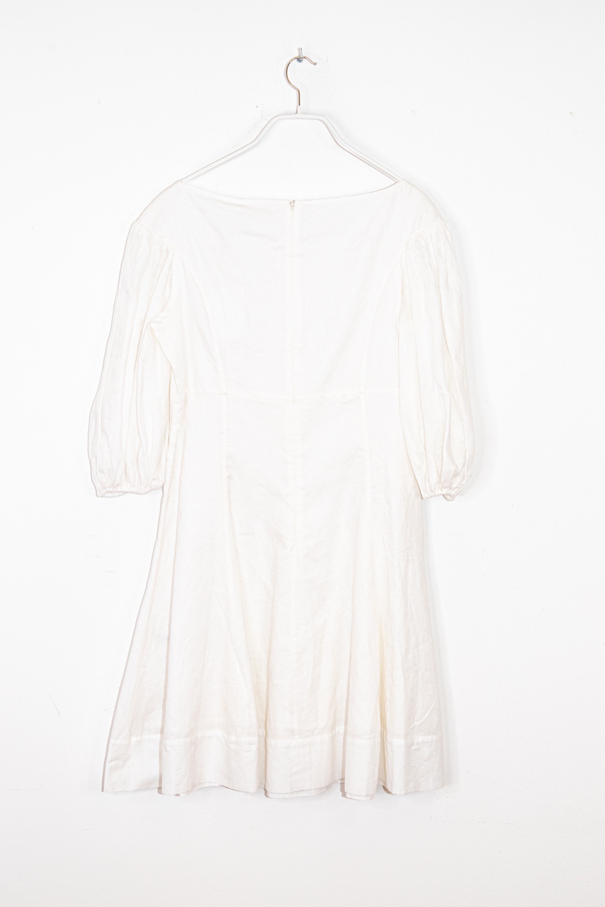 Zimmermann Empire-Minikleid in Weiß