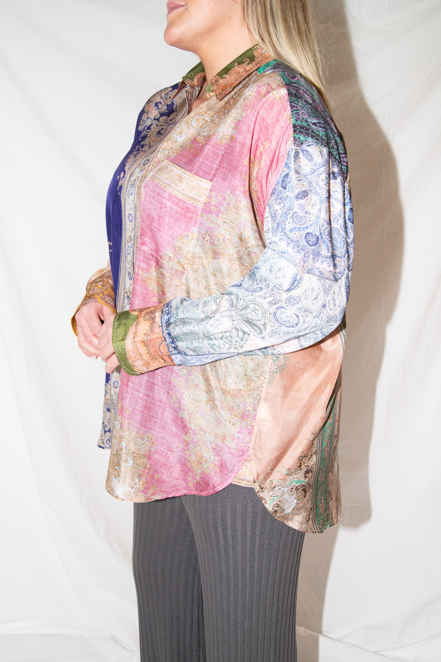 Zimmermann weite Bluse mit buntem Paisleymuster